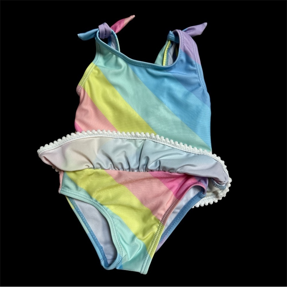 Moki Sea Baby Girl Ruffles Swimsuit UPF 50+ - Picture 6 of 6